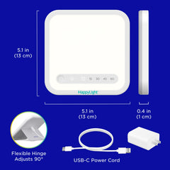 Verilux HappyLight Mini USB-powered for reliable power anywhere