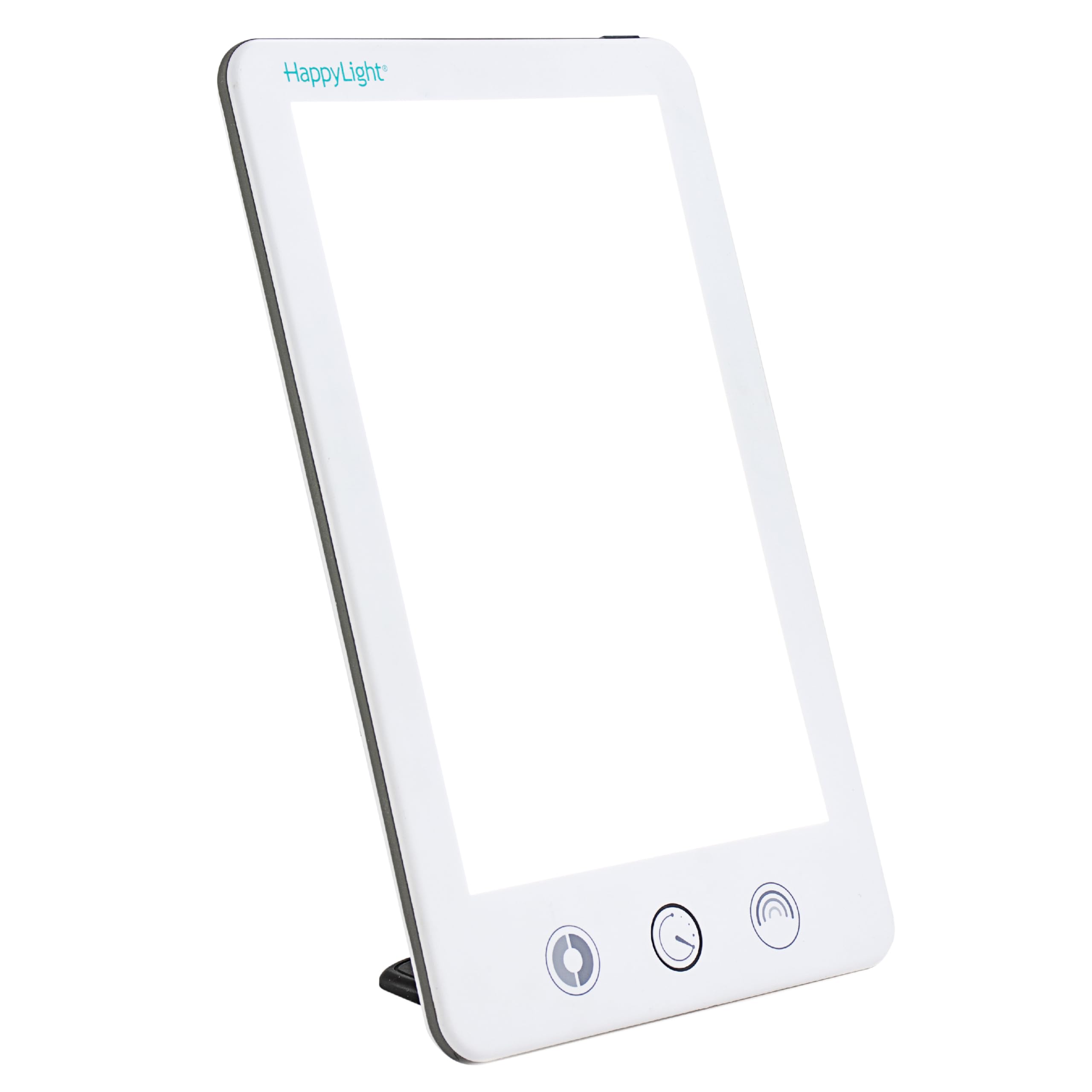 Verilux HappyLight Touch Plus 10k Lux panel brightens study area