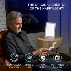 Verilux HappyLight Touch Plus two color temps create ambiance