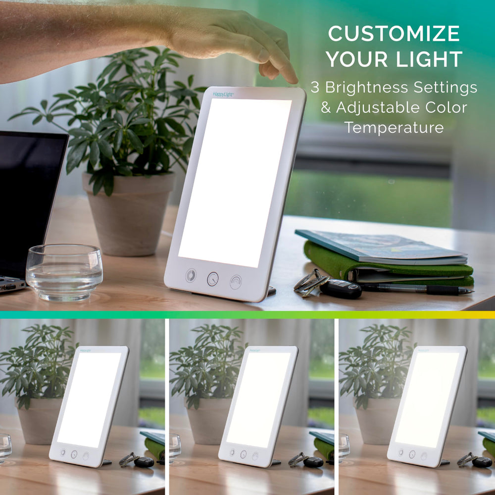 Verilux HappyLight Touch Plus countdown timer enables timed sessions