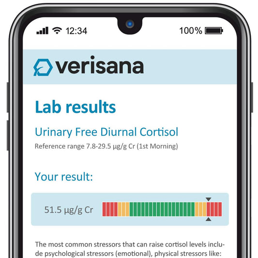 Verisana Sleep Test dried urine sample image for convenient at-home collection without clinic visits required