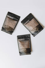 Verso Cell Being capsules on white background ready for daily use.
