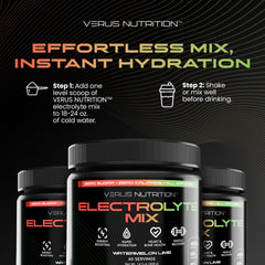 VERUS NUTRITION outdoor workout scene with electrolyte drink after exercise