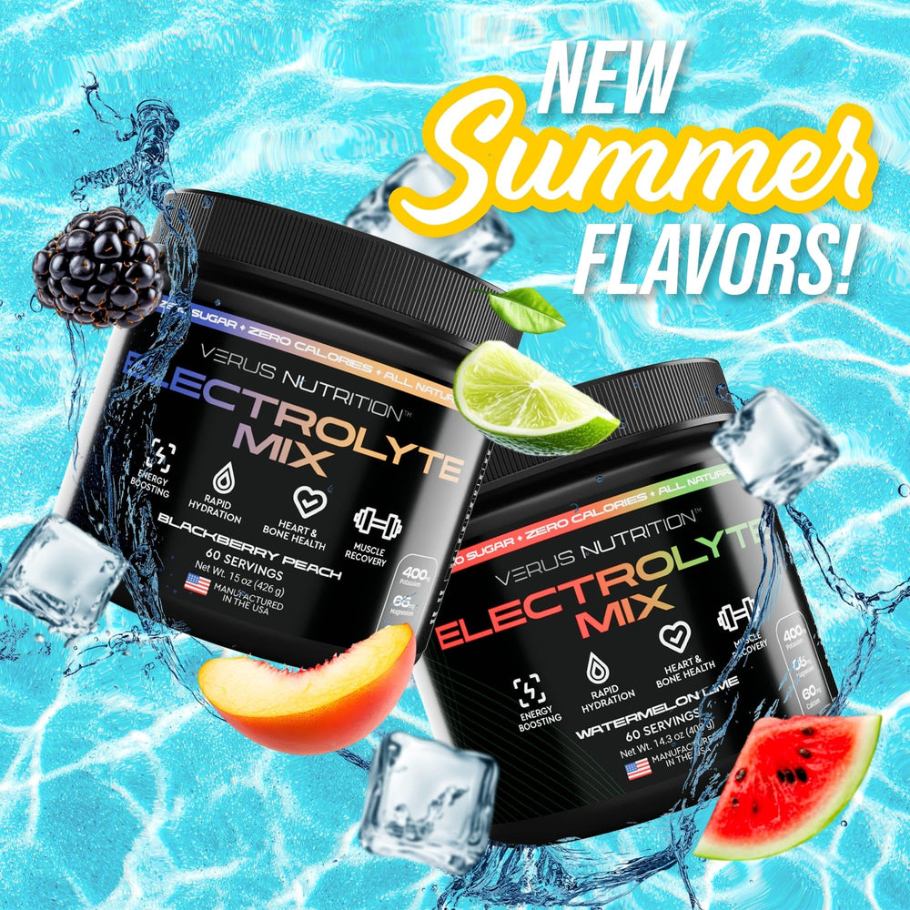 Summer hydration scene with glass showing zero-calorie, refreshing boost