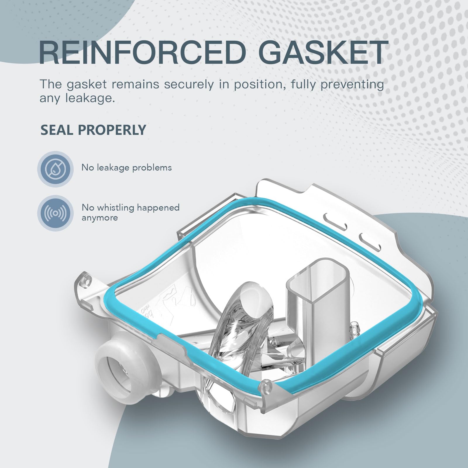 Closeup of the reinforced gasket on the Verybegin adapter.