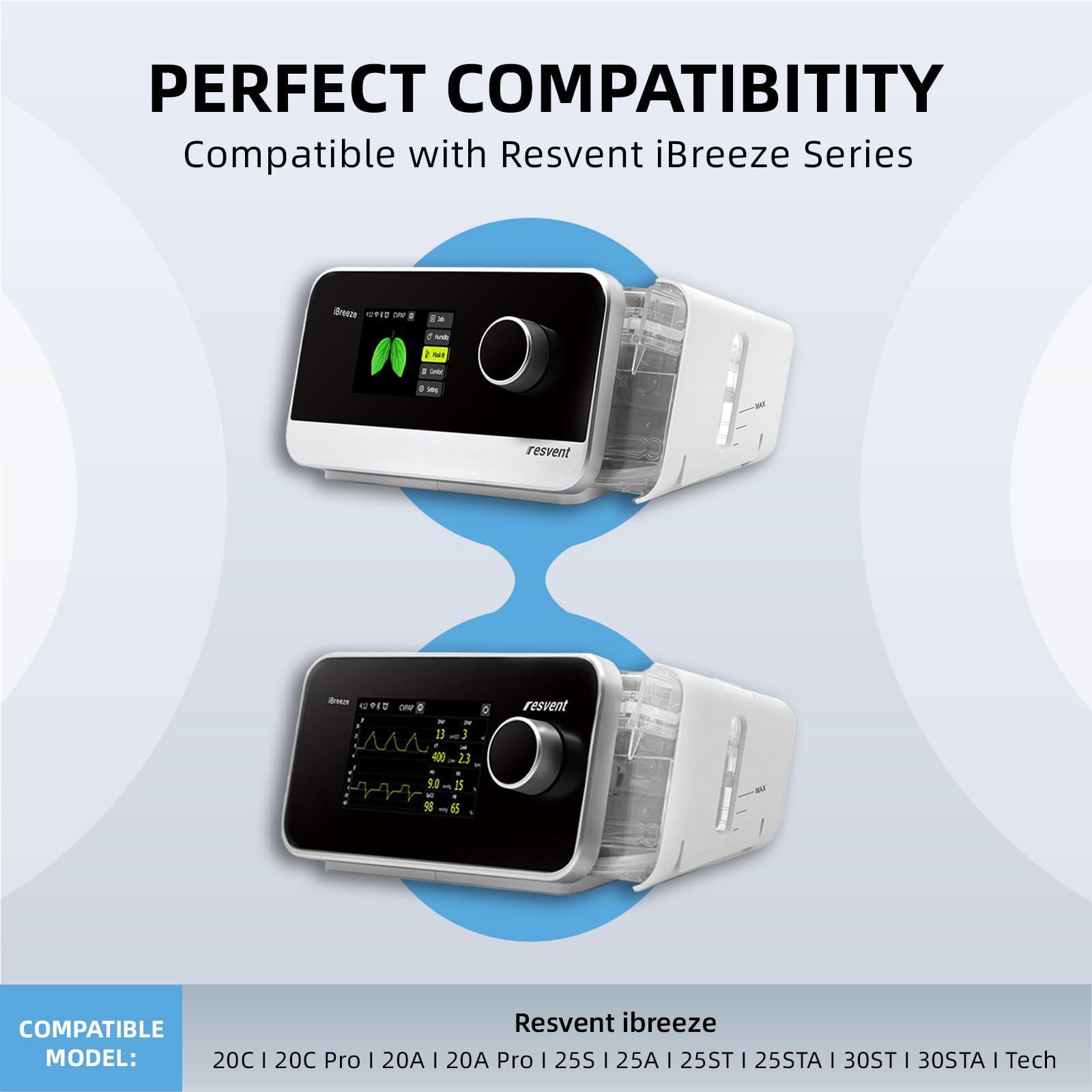Verybegin Resvent water chamber compatible with 20A, 25S, 30ST models.