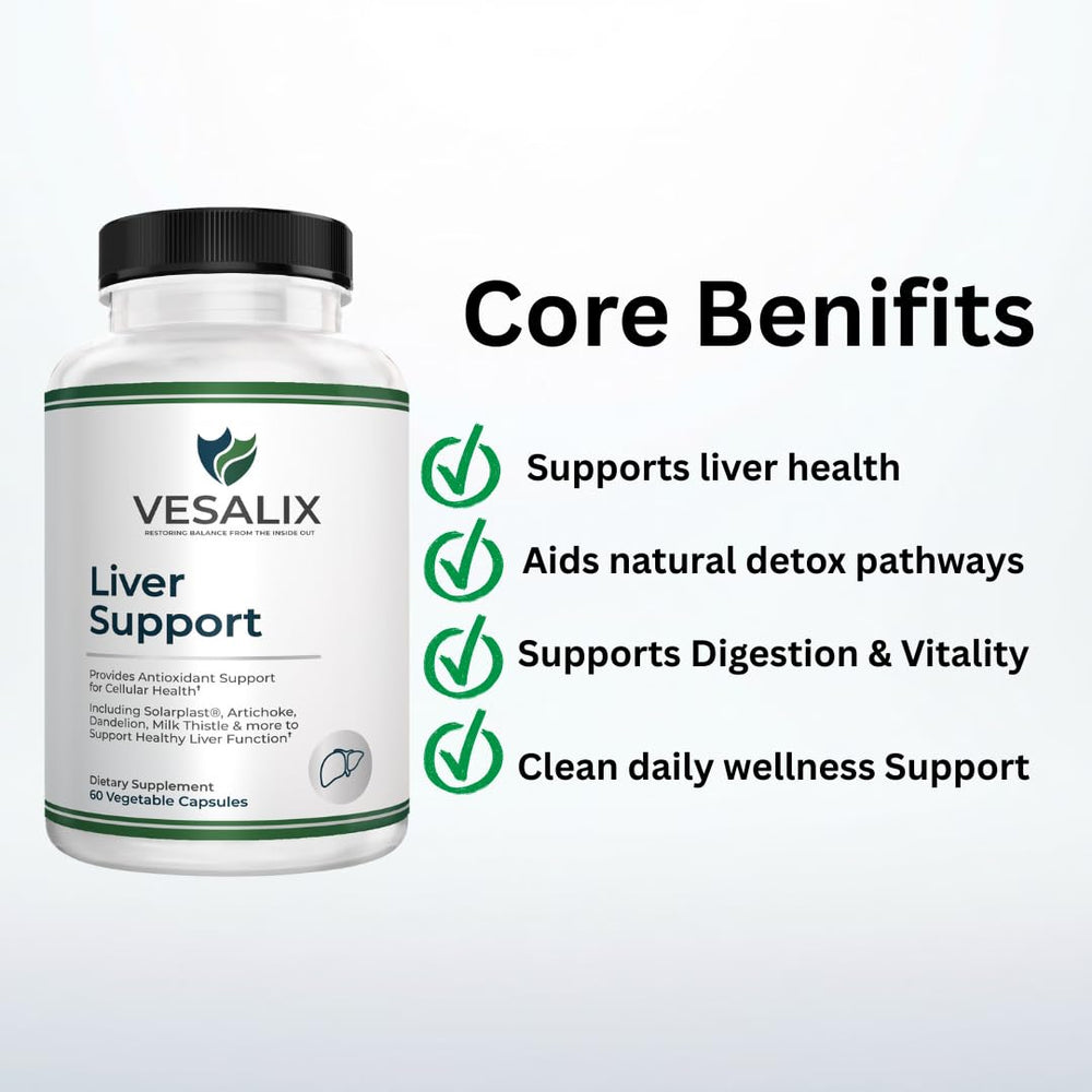 VESALIX non-GMO vegetarian capsules image, supports clean daily wellness