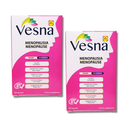 Vesna Day capsules in bottle for daily energy support.