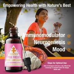 Vesper Pink Freud infusion with wild huckleberries provides natural flavor and antioxidants