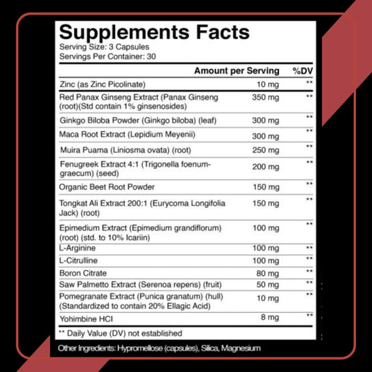 VesselFLEX bottle label close-up highlights beet root and arginine ingredients