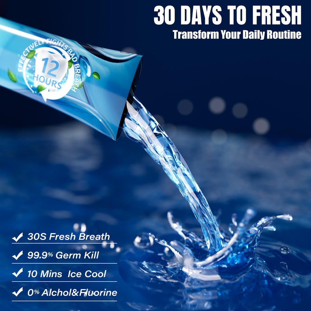 VeteLab fluoride-free mouthwash packets offering clean breath without fluoride