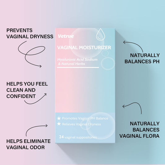 Vetrue vaginal moisturizer ovule pack inside compact and discreet