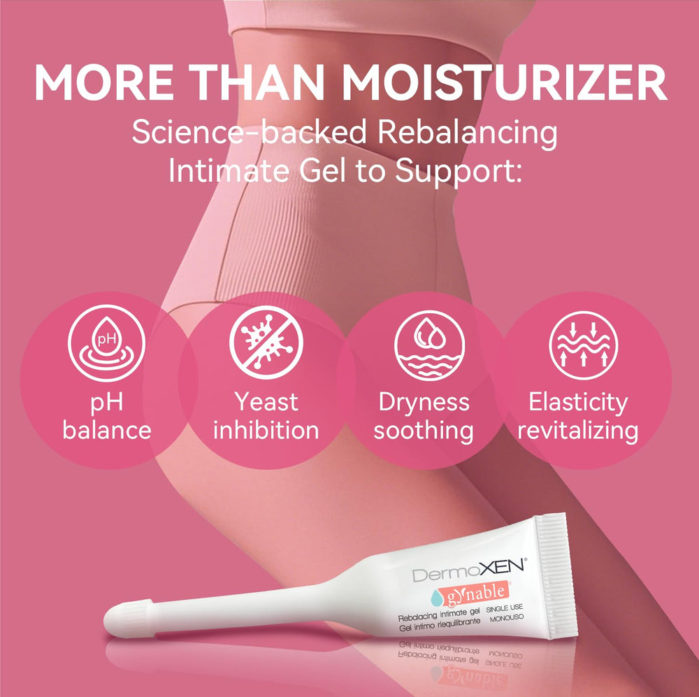Nine pre-filled applicators arranged neatly for convenient vaginal care.