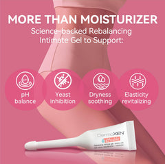 Nine pre-filled applicators arranged neatly for convenient vaginal care.