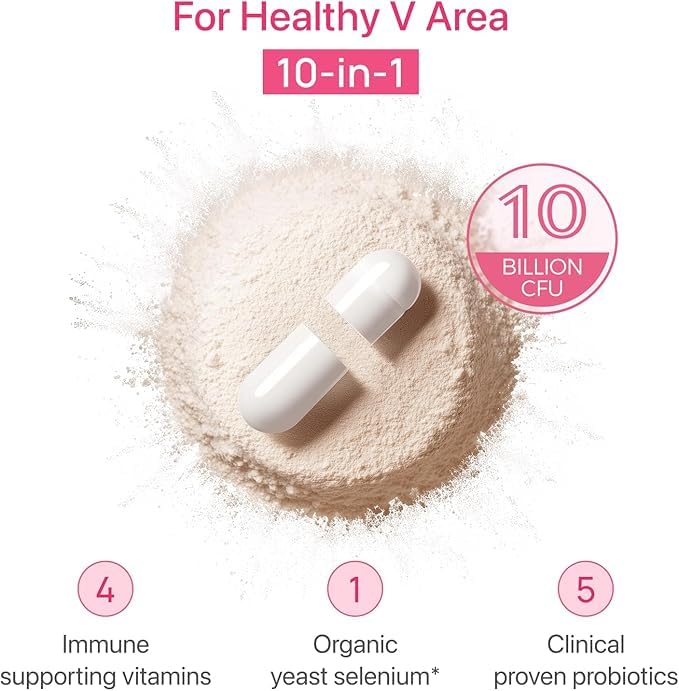 Vevoec Gynable packaging-box shows pH balance branding