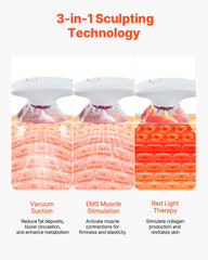 VEVOR vacuum suction in action for improved circulation and contouring