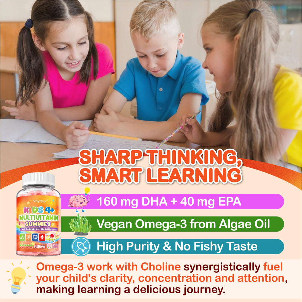 Non-GMO, gluten-free, gelatin-free formula is ideal for allergy-prone kids.