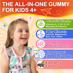 Probiotic blend in gummies supports gut comfort and digestion on busy days.