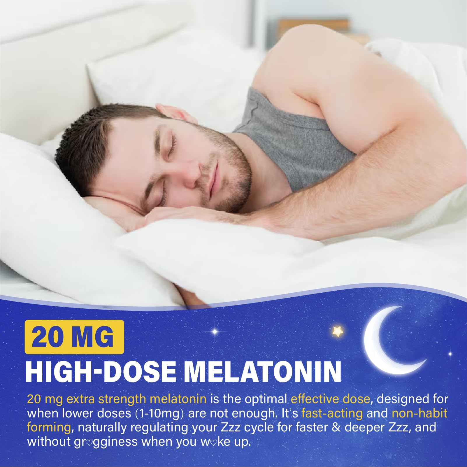 Veyttisy Melatonin 20mg Gummies mixed berries flavor closeup