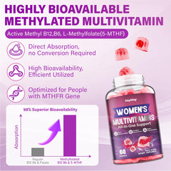 Packaging scene featuring Veyttisy gummies designed for women's nutrition on the go.