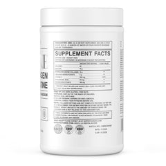 Vezzyl Collatine label detail shows ingredients like hyaluronic acid for hydration.
