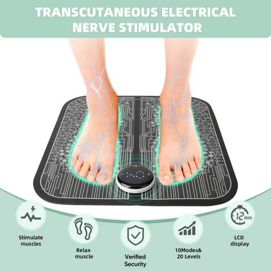 VFU transcutaneous stimulator close-up showing ergonomic design for easier operation.