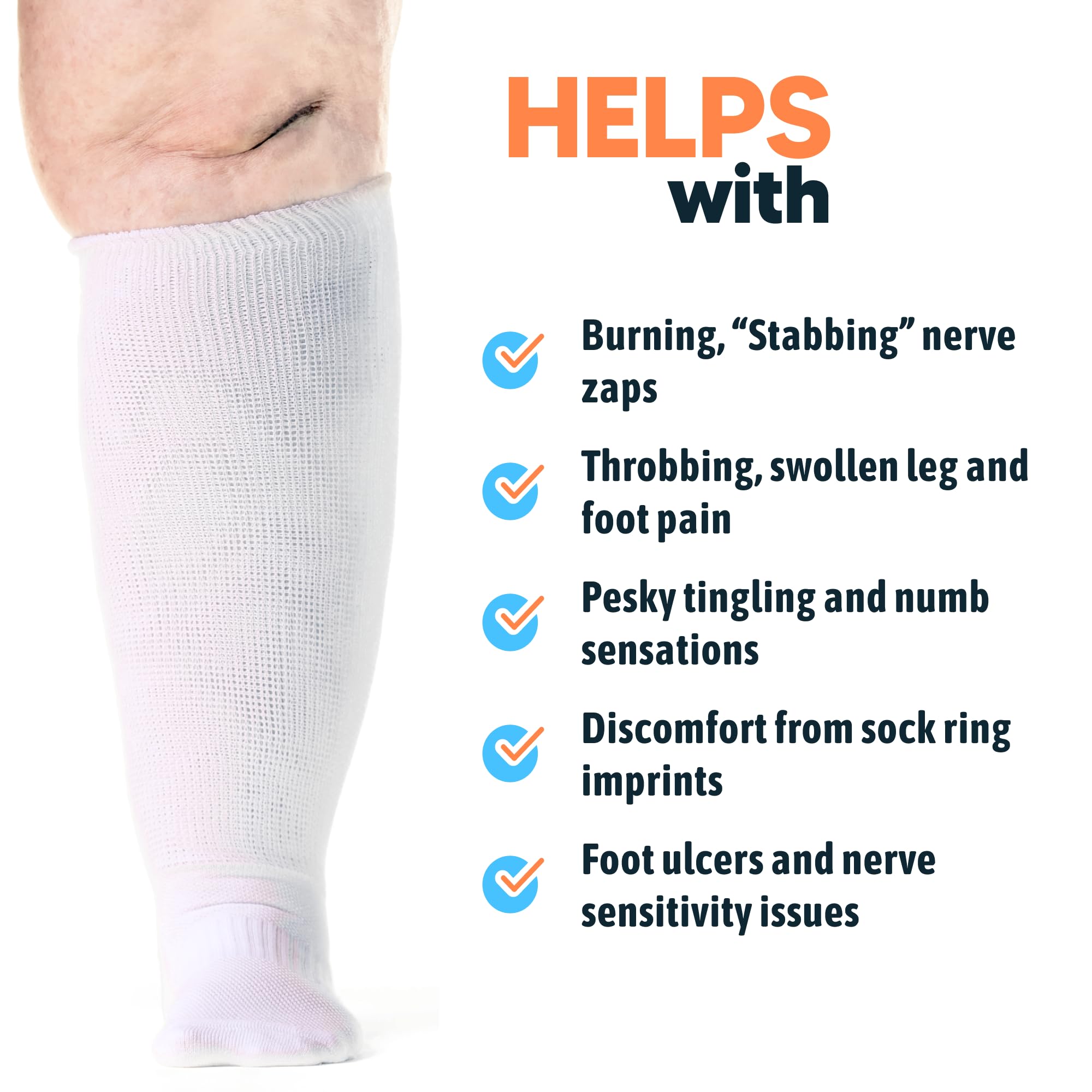 Viasox all-day comfort diabetic socks for sensitive feet