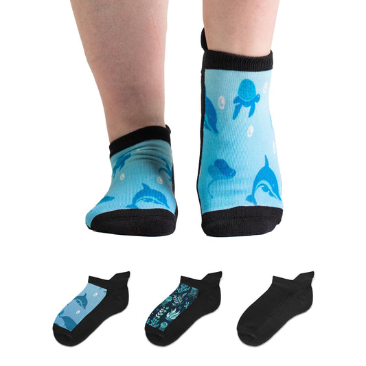 Viasox diabetic ankle socks with low-cut design for everyday comfort