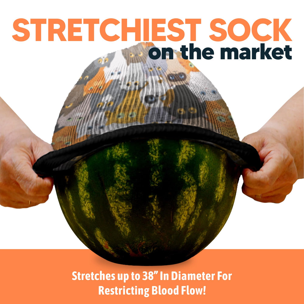 Viasox EasyStretch seamless toe design reducing friction and irritation.