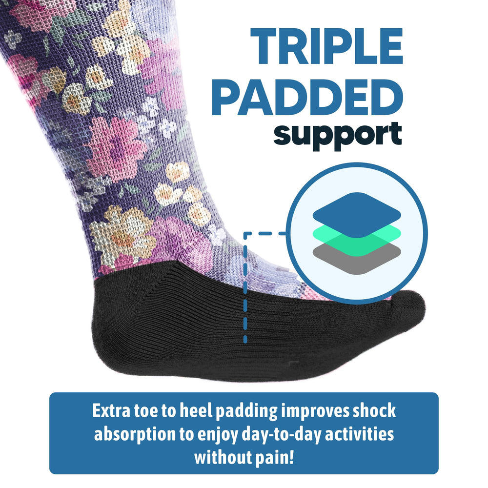 Viasox EasyStretch demonstrates up to 30-inch stretch for edema-friendly fit