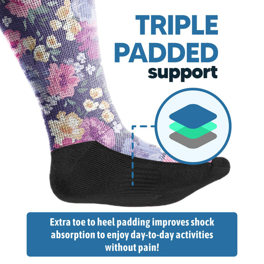 Viasox EasyStretch demonstrates up to 30-inch stretch for edema-friendly fit