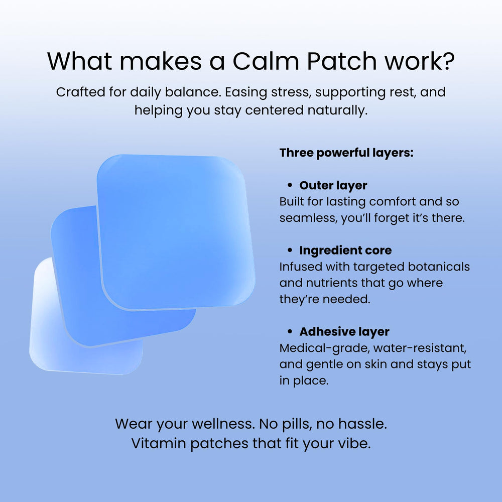 Lab-tested quality indication for Vibe Patches Calm Patch.
