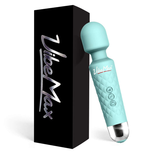 VibeMax Rechargeable Massager front view highlighting compact ergonomic design for neck relief