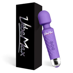 VibeMax massager front view highlights compact, ergonomic design for easy handling