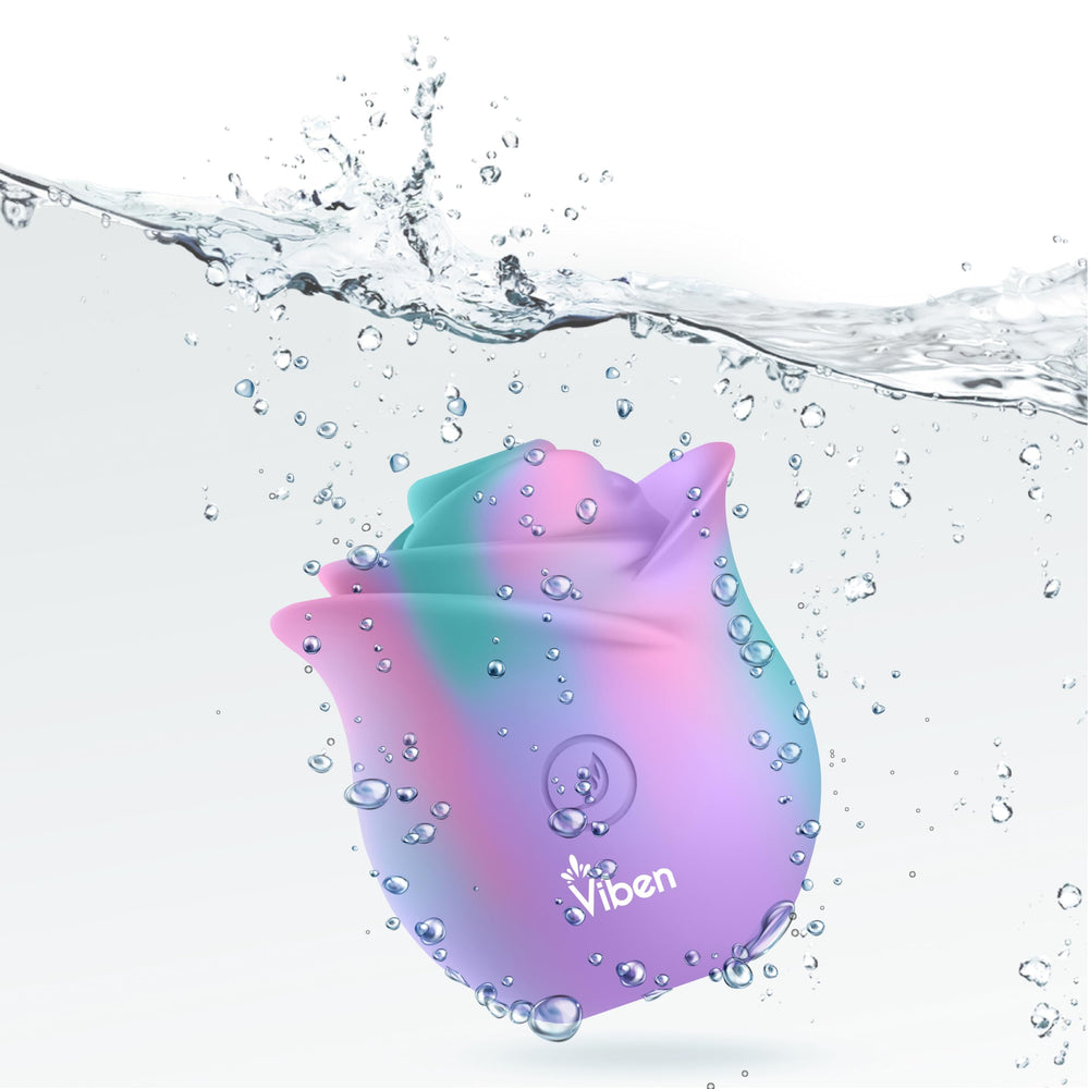 Viben Zen Rose Stimulator is USB rechargeable for on-the-go sessions.