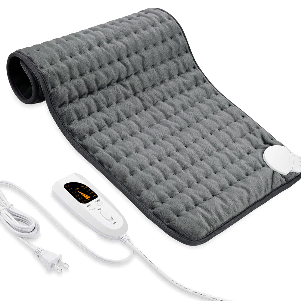 VIBOOS heating pad ideal for back, neck and shoulders with six heat levels.