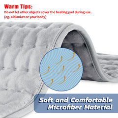 VIBOOS heating pad applied to knee area for targeted warmth and relief.