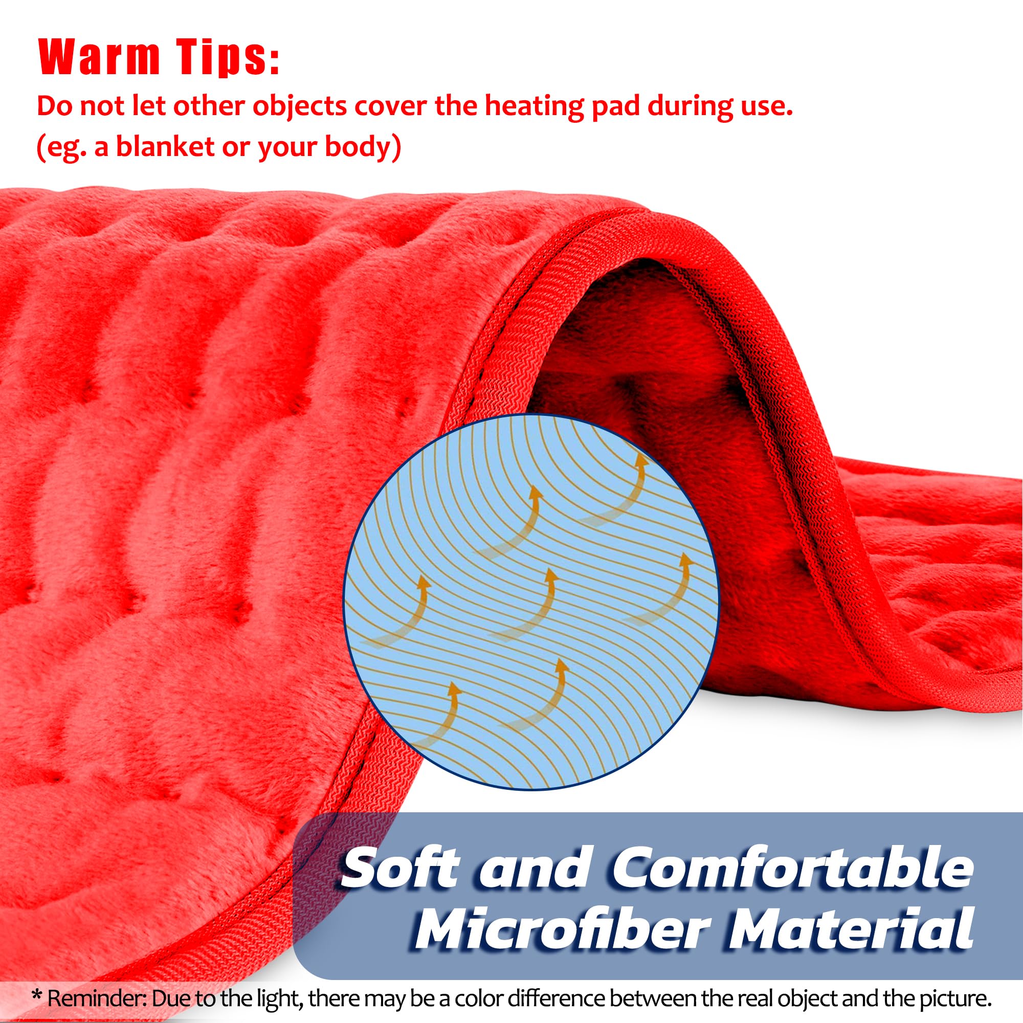 VIBOOS heating pad for knee and leg warmth and tension relief.