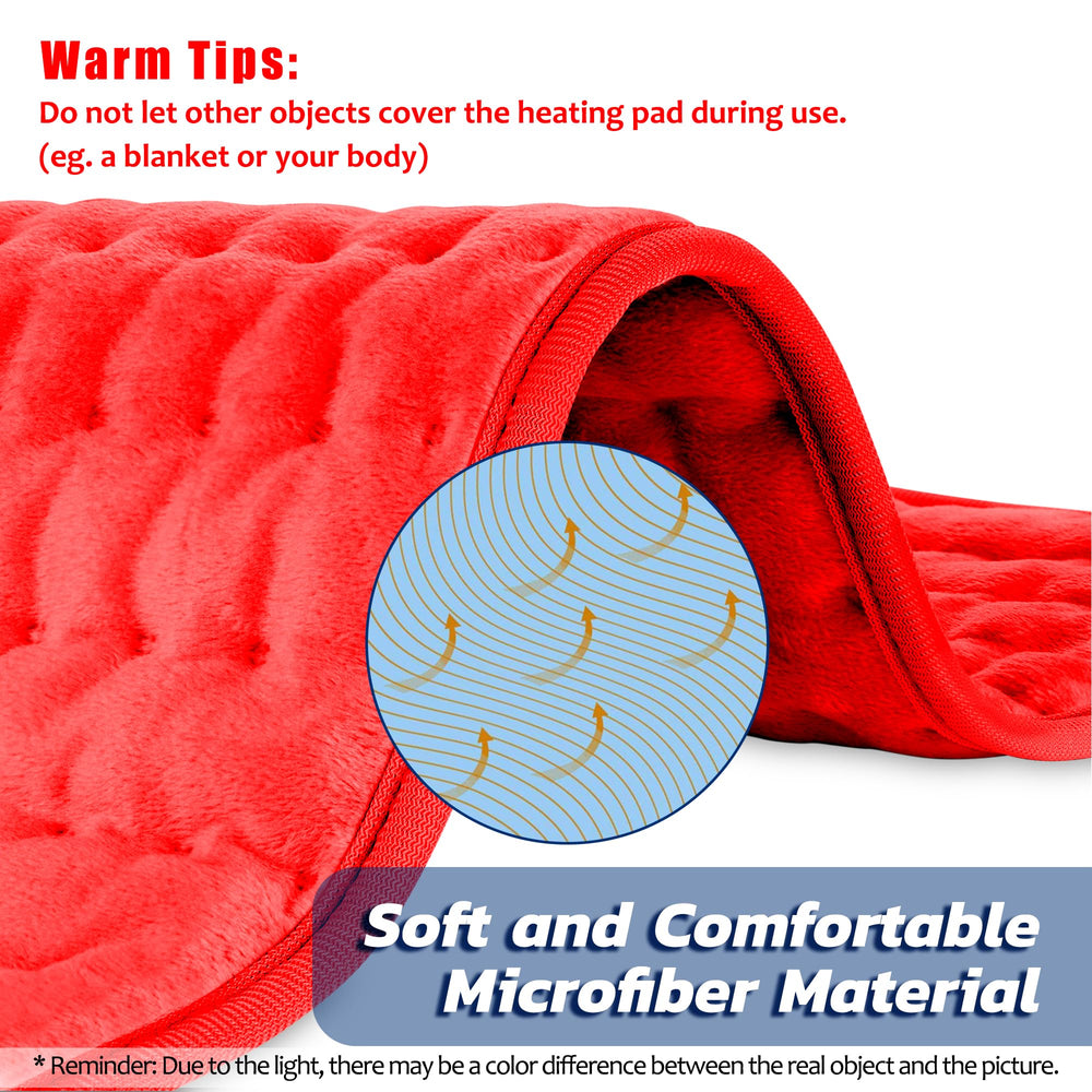VIBOOS heating pad for knee and leg warmth and tension relief.