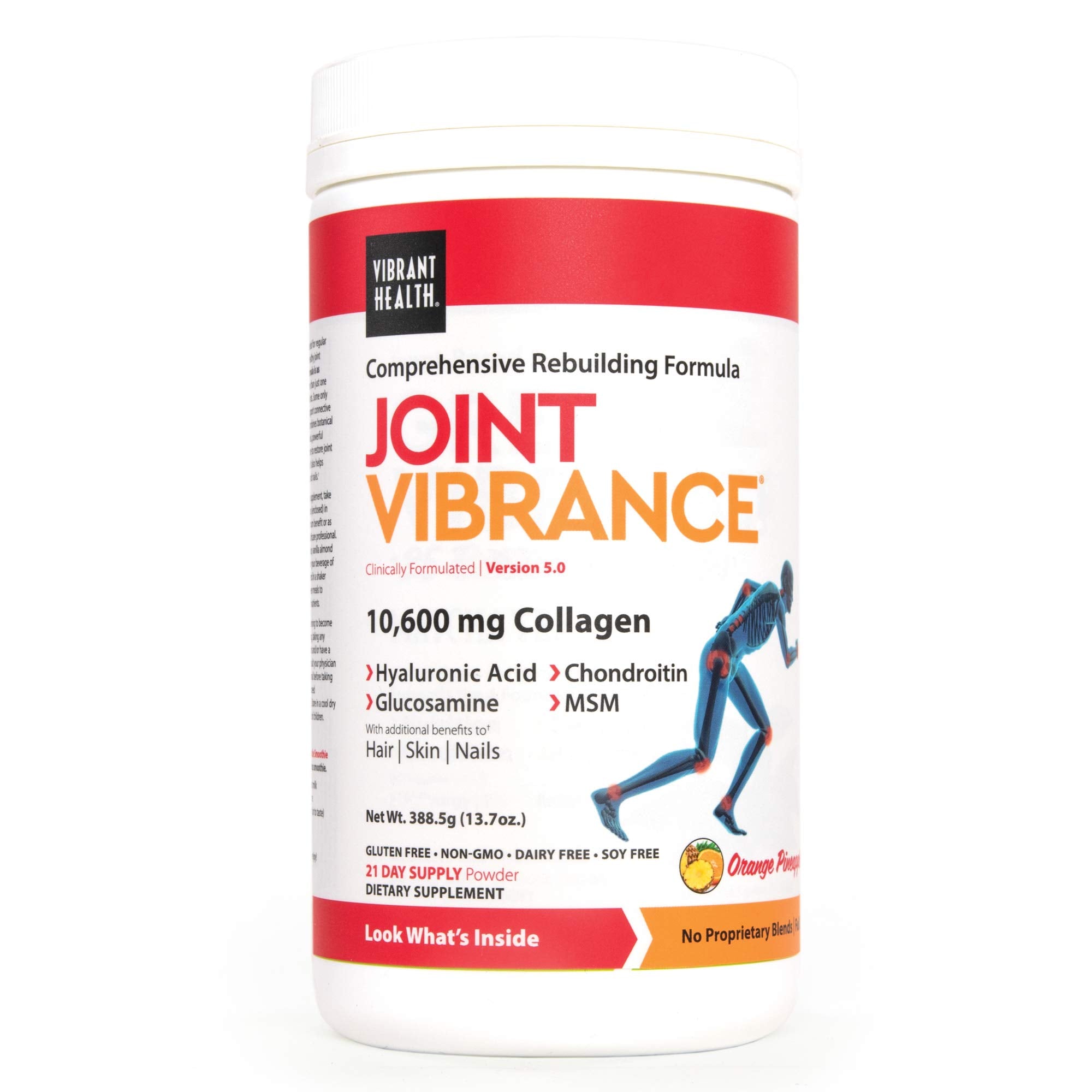 Vibrant Health Joint Vibrance bottle close-up for daily joint support.