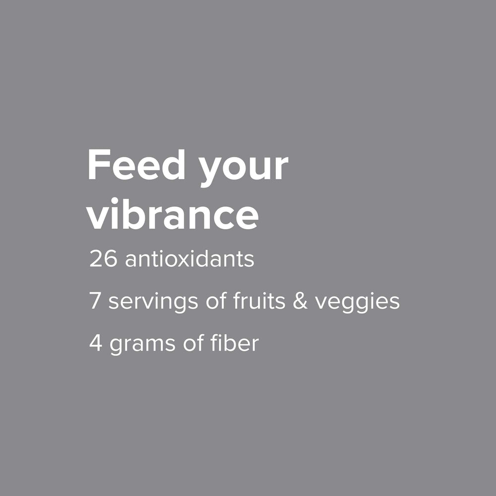 Vibrant Health Maximum Vibrance Chocolate 12 probiotic strains for gut support.