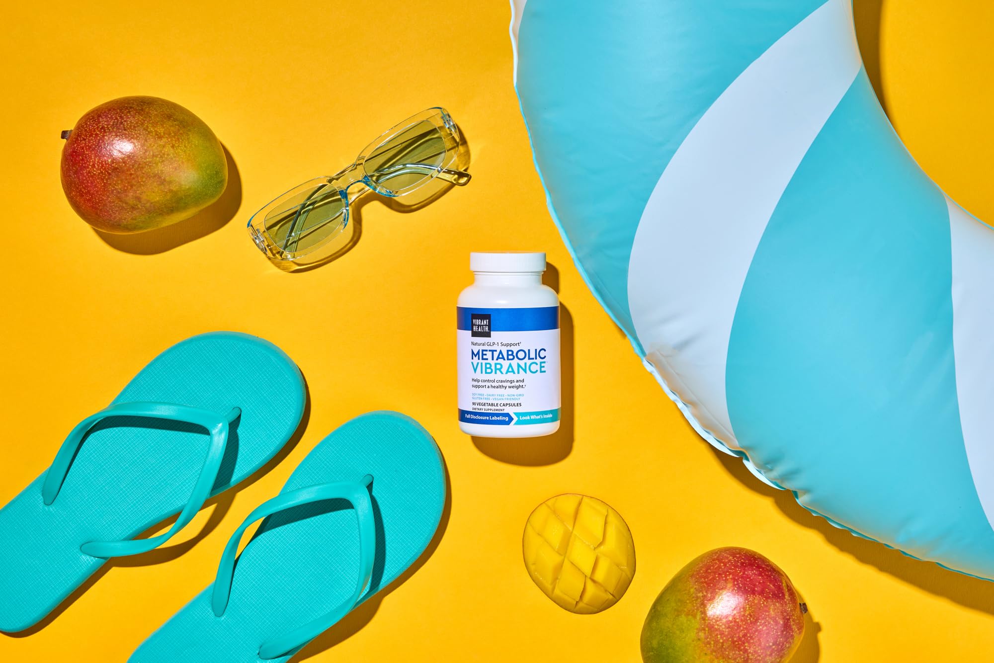 Vibrant Health Metabolic Vibrance lifestyle scene on a morning routine tray