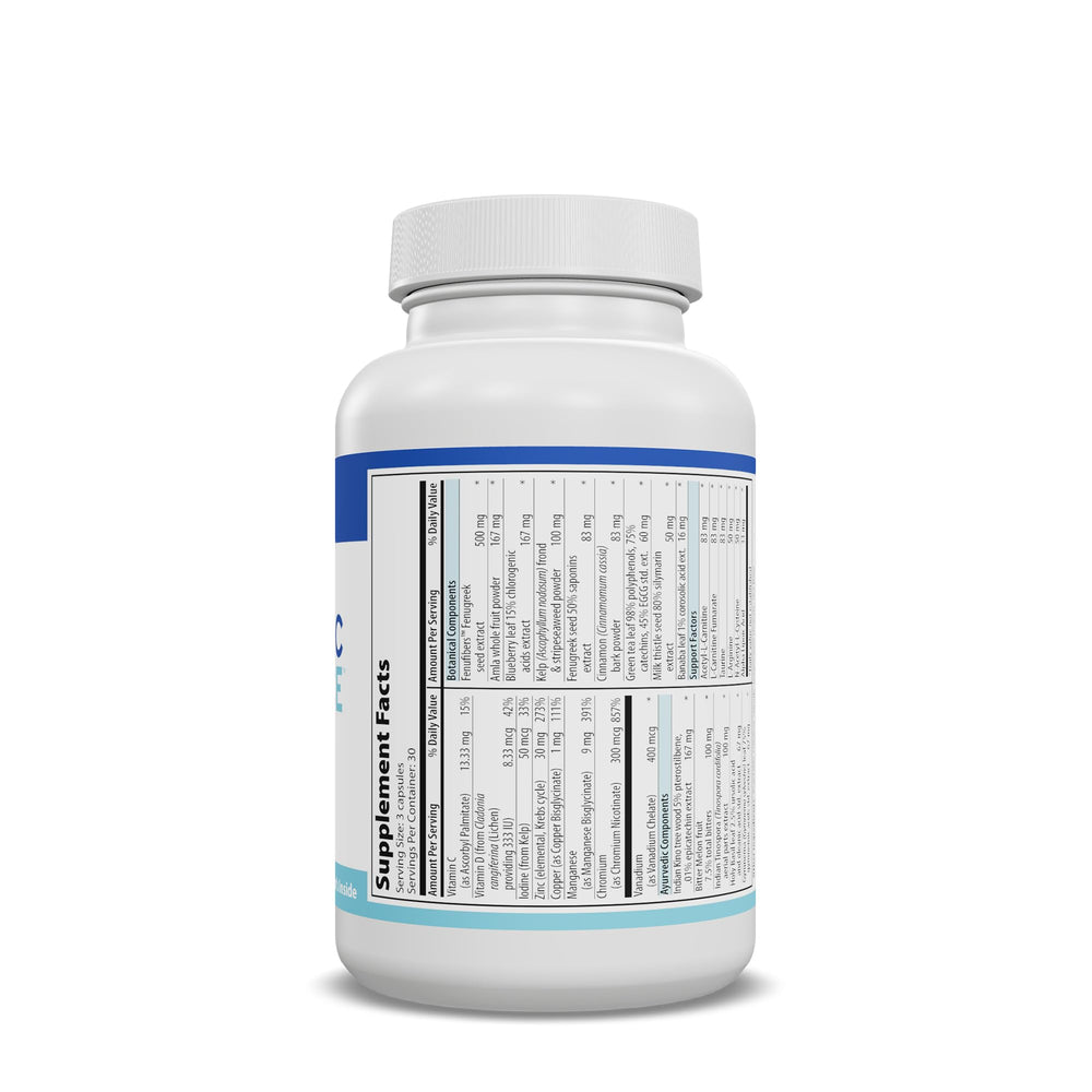 Vibrant Health Metabolic Vibrance mineral co-factors label emphasizing chromium, vanadium, zinc