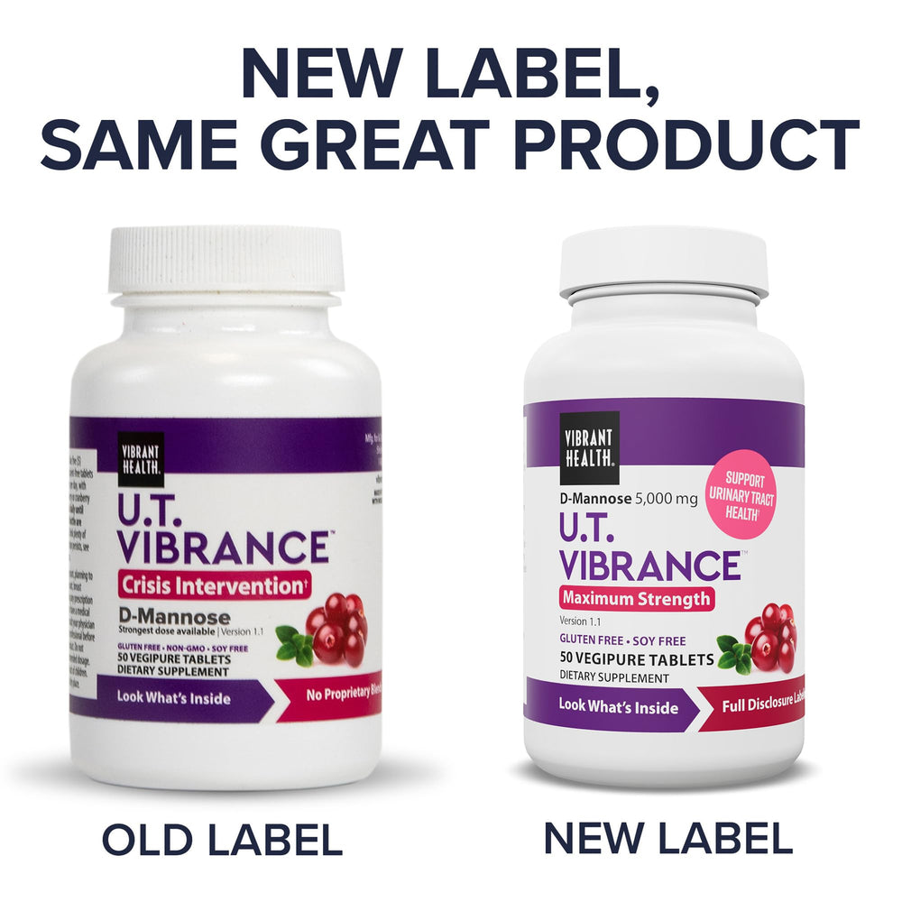 D-mannose ingredient highlighted with bottle to emphasize natural support for urinary tract comfort.