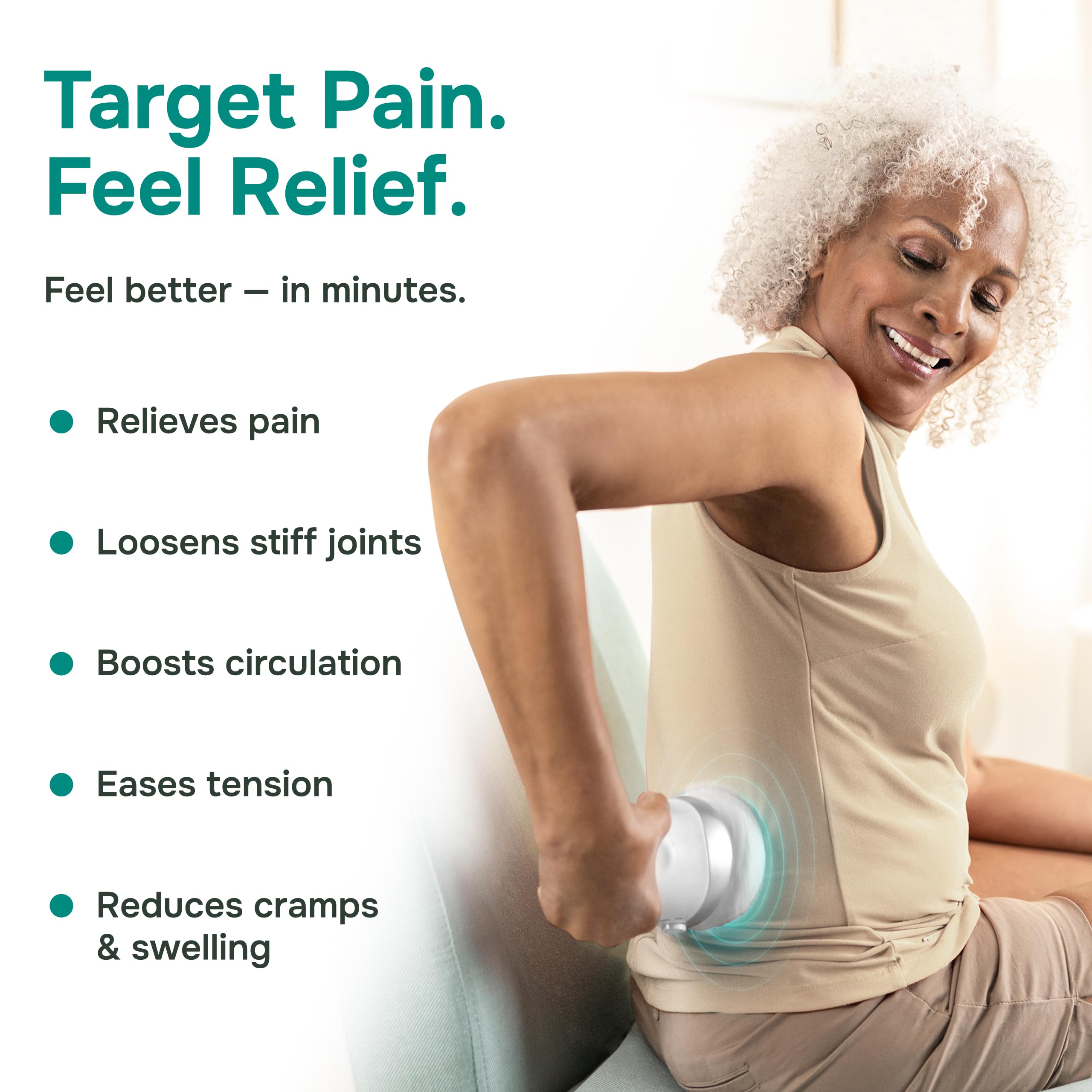 Vibro Sculpt Relief Gel with arnica turmeric for cooling relief