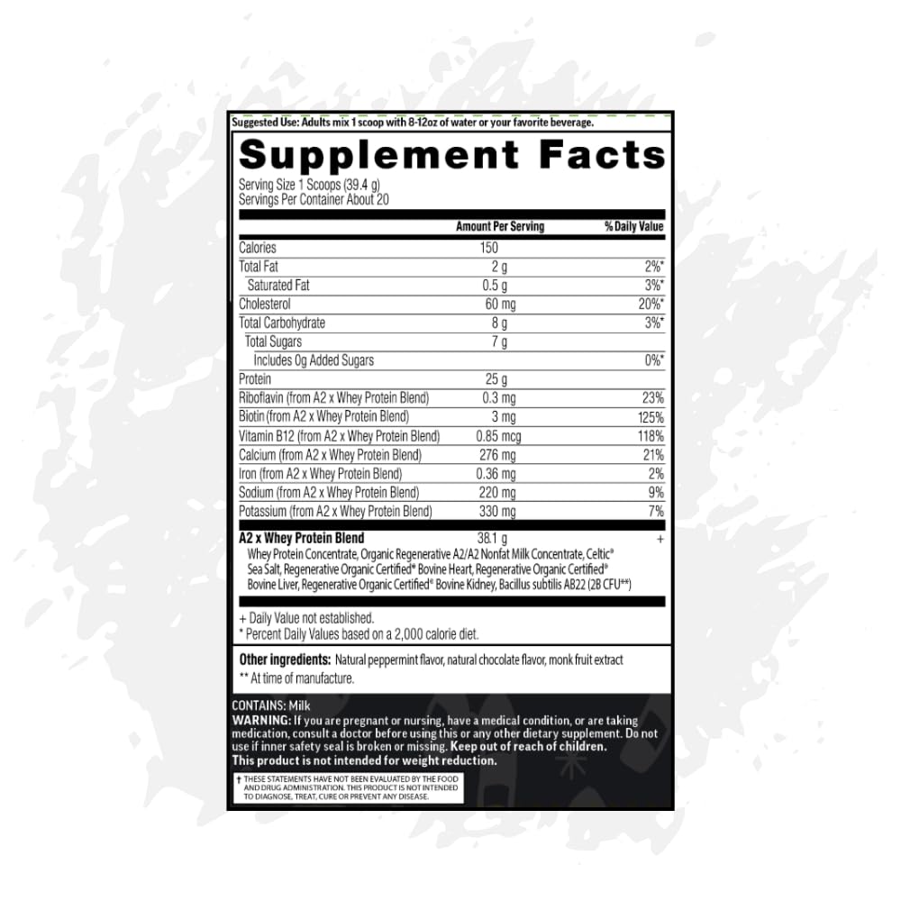 ViCera A2 probiotic blend with Celtic sea salt for minerals