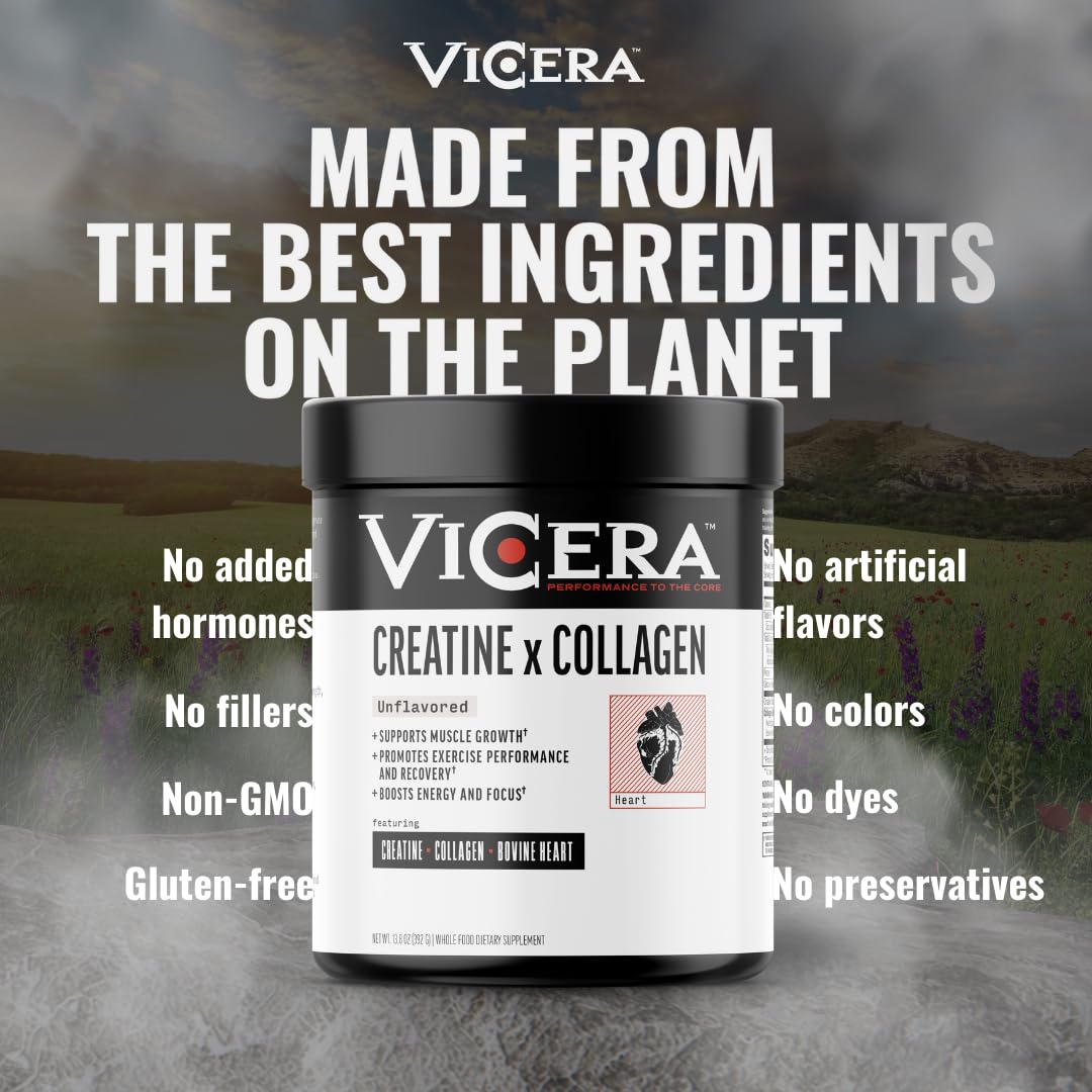 Glass showing dissolved VICERA powder in a clear beverage