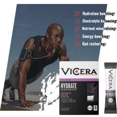 VICERA Very Berry probiotic AB22 feature for digestion support.