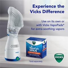 Vicks Sinus Inhaler easy-clean design for quick maintenance