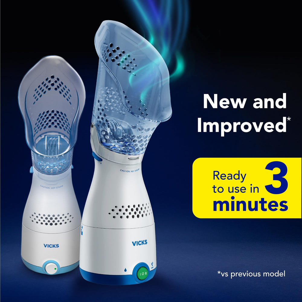 Vicks Sinus Inhaler side view highlighting portable design